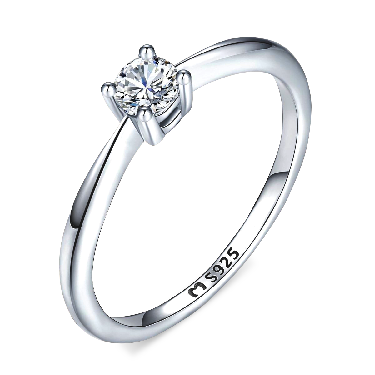 Solitär Zirkonia Ring - Emily Schmuck