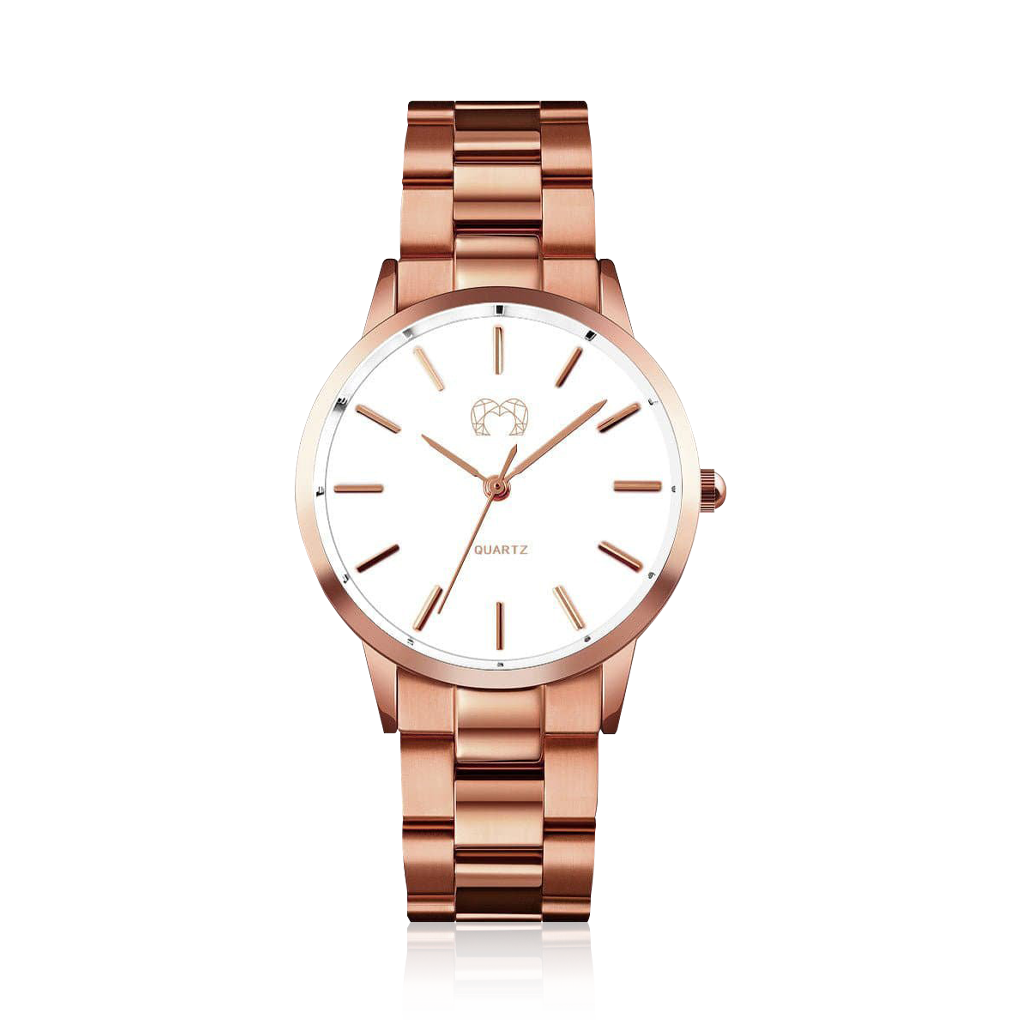 Kalifornien Uhr ~ RosaWeiß - Emily Schmuck