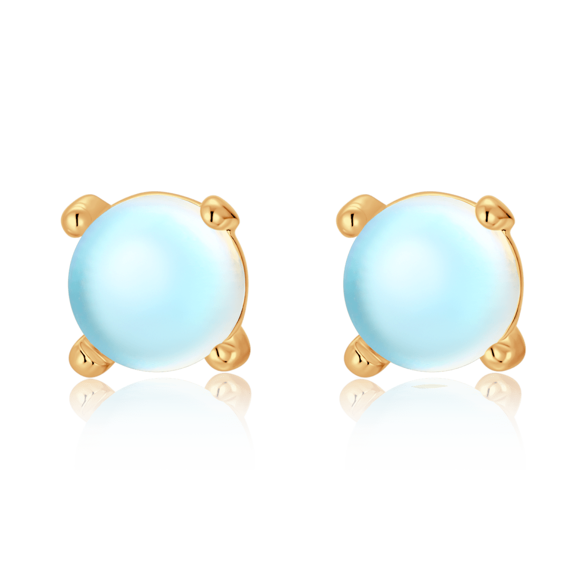 Blaue Kugeln Ohrringe