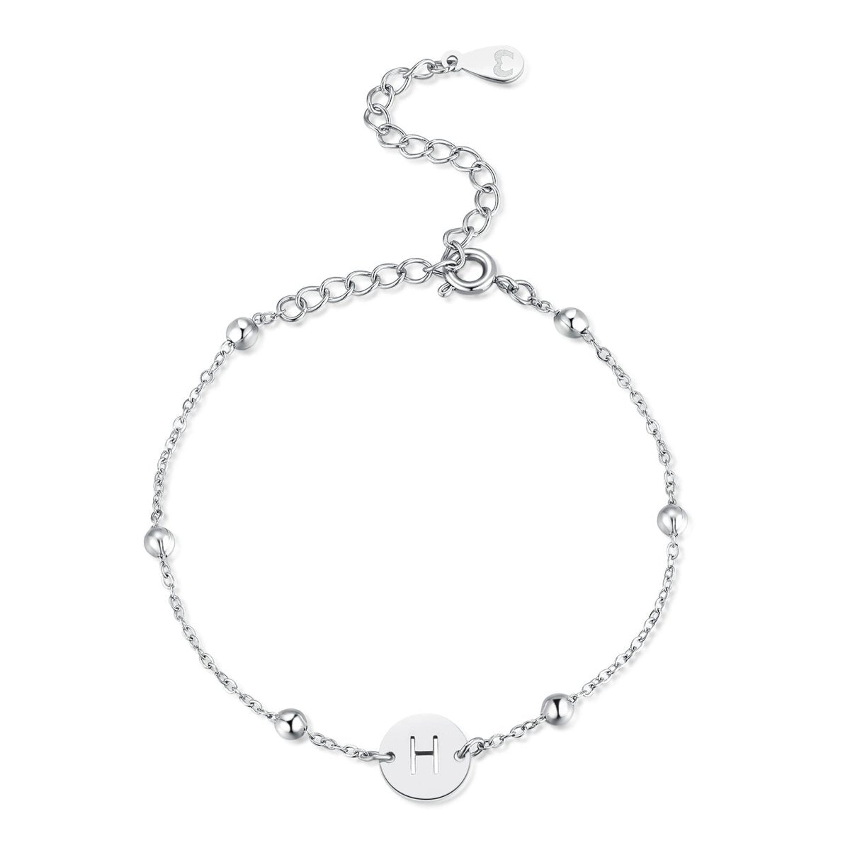 "Initiale Kreis" Armband - Emily Schmuck