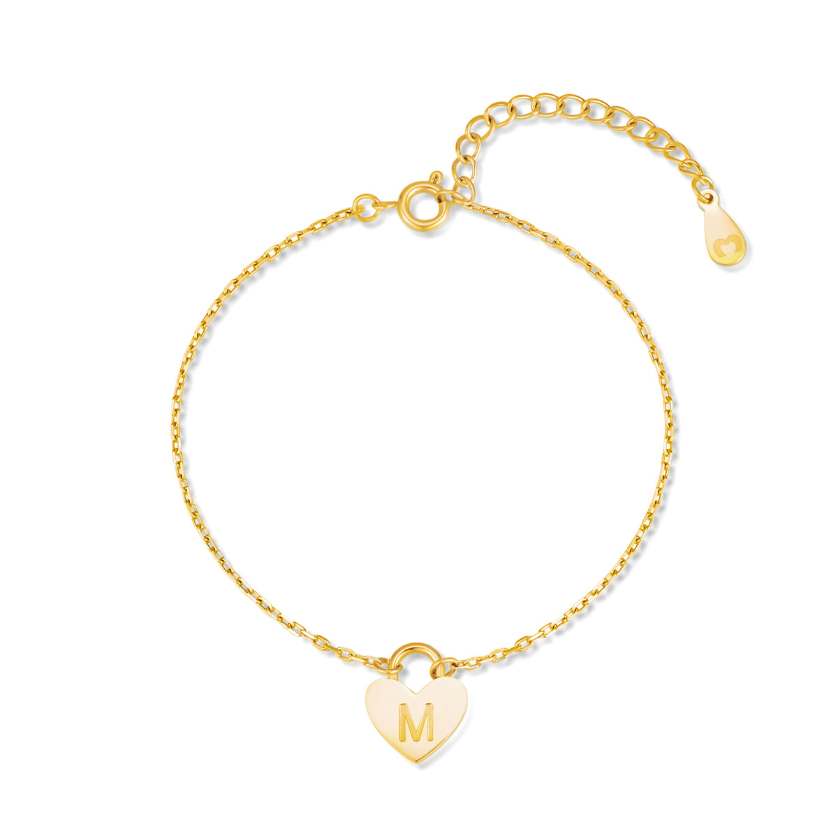 "Initial Herz" Armband - Emily Schmuck