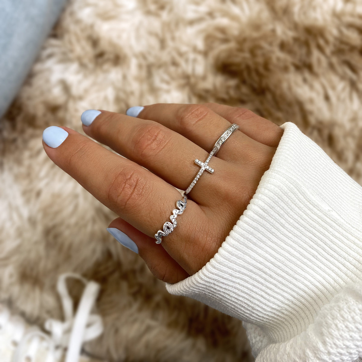 "Mama Glitzer" Ring - Emily Schmuck