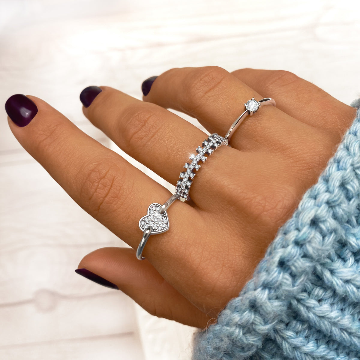 "Solitär Zirkonia" Ring - Emily Schmuck