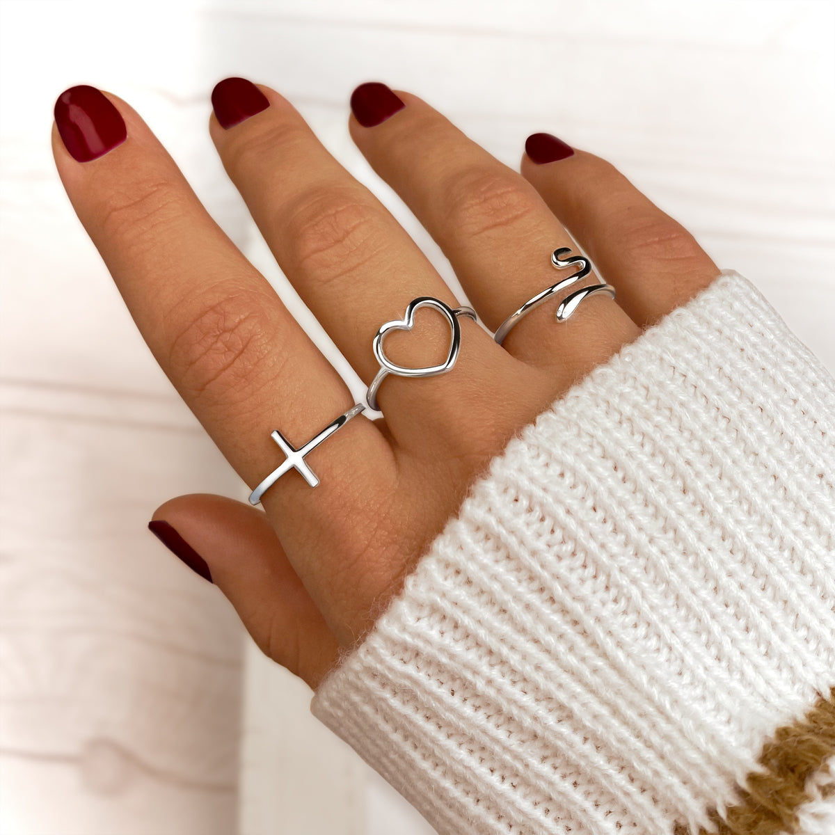 "Minimalistisches Herz" Ring - Emily Schmuck