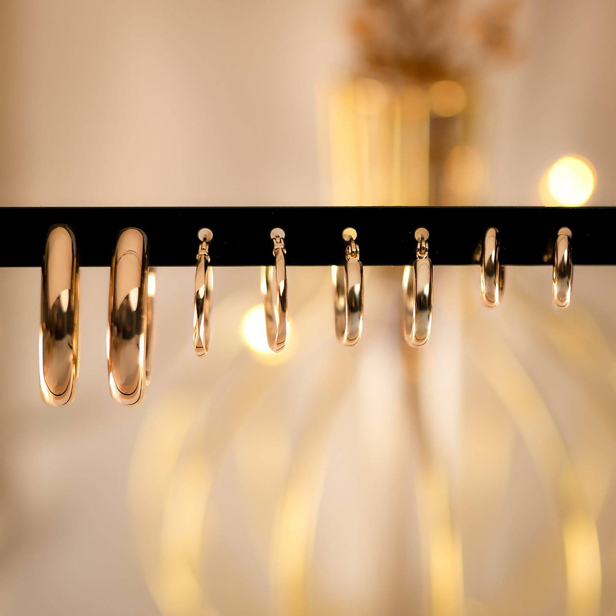"Halbring Lumina" Ohrringe - Emily Schmuck