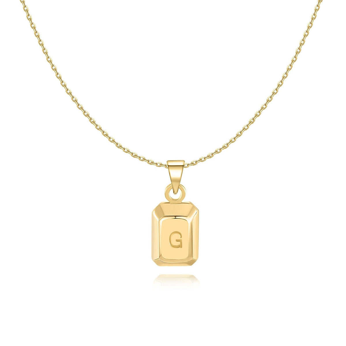 "Initialer Ingot" Halskette - Emily Schmuck