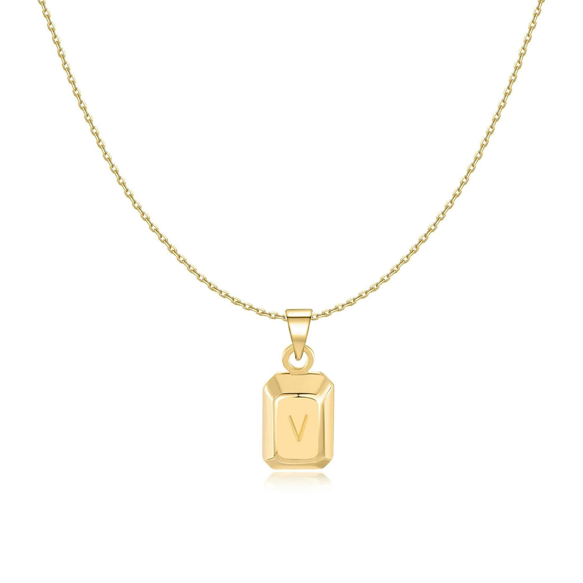"Initialer Ingot" Halskette - Emily Schmuck