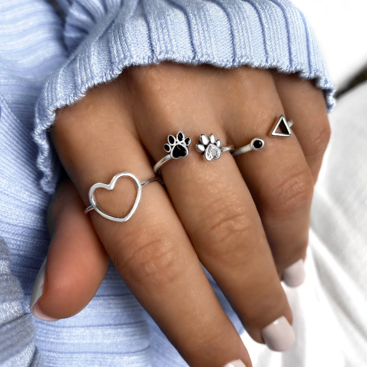 "Minimalistisches Herz" Ring - Emily Schmuck