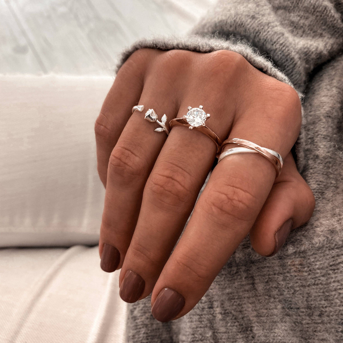 "Röschen" Ring - Emily Schmuck