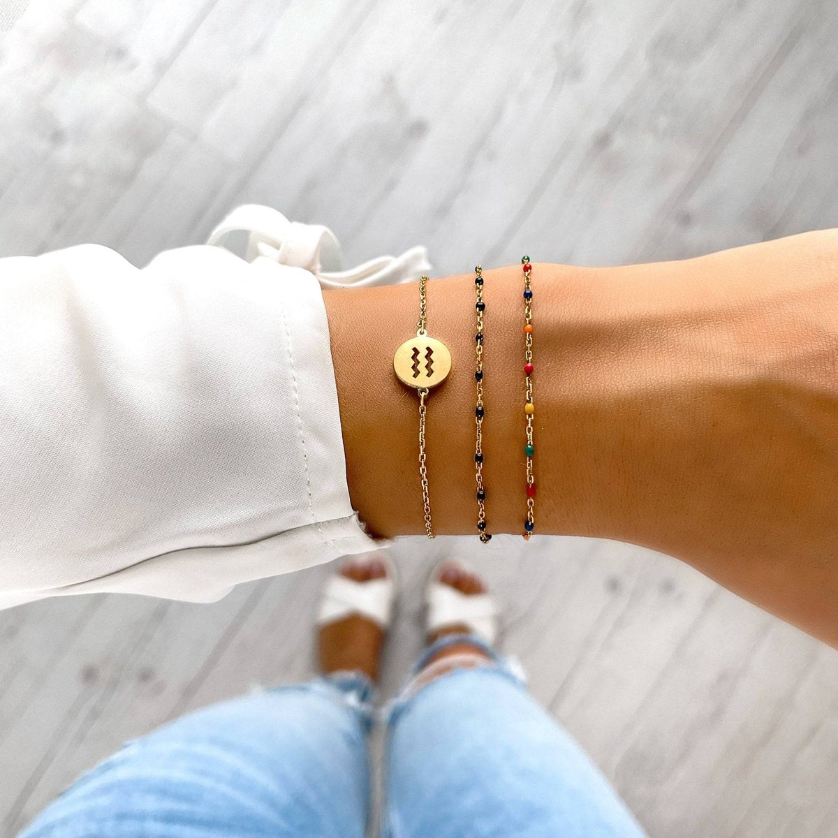 "Zodiak" Armband ~  Gold/Silber - Emily Schmuck